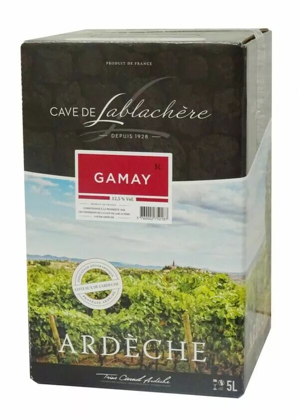 Ardèche - Cave de Lablachère - Gamay - BIB 5l