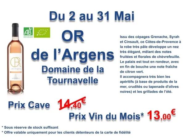 Vin du Mois de Mai