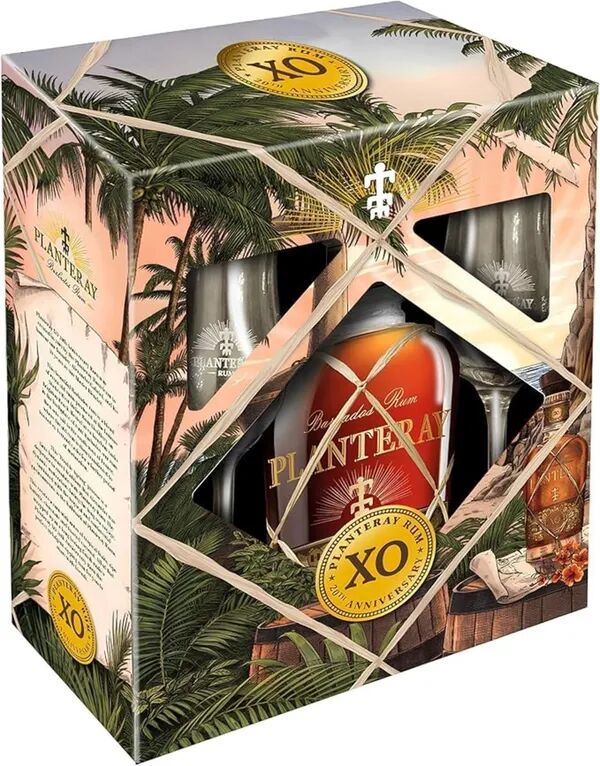 Caraïbes - PLANTERAY RUM XO 20th Anniversary - Coffret 2 verres