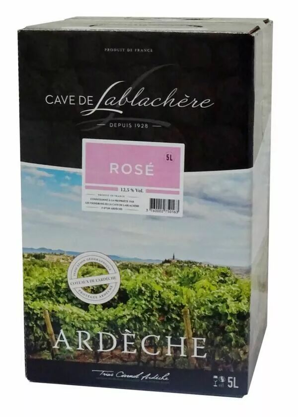 Ardèche - Cave de Lablachère - Rosé - BIB 5l