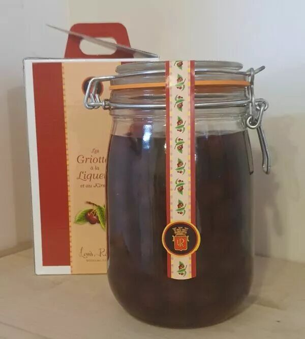 Griottes à la Liqueur et au Kirsch - Louis Roque - Bocal 1L