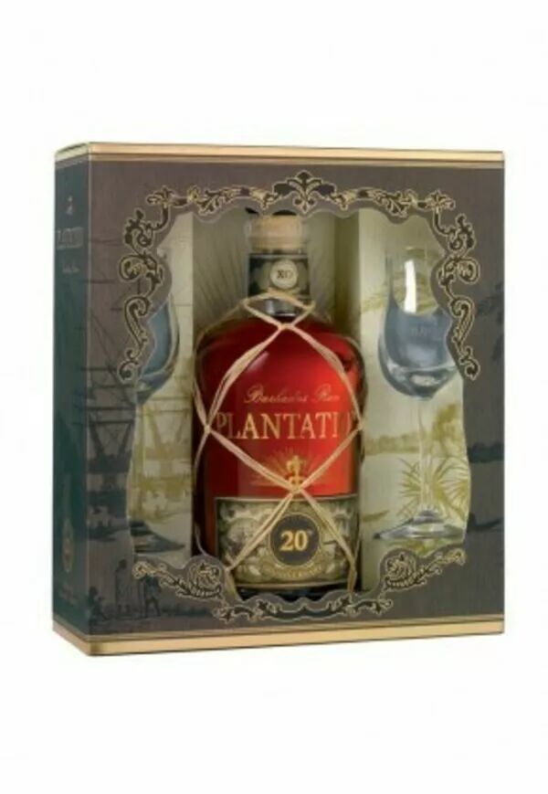 Caraïbes - PLANTATION RUM XO 20th Anniversary - Coffret 2 verres