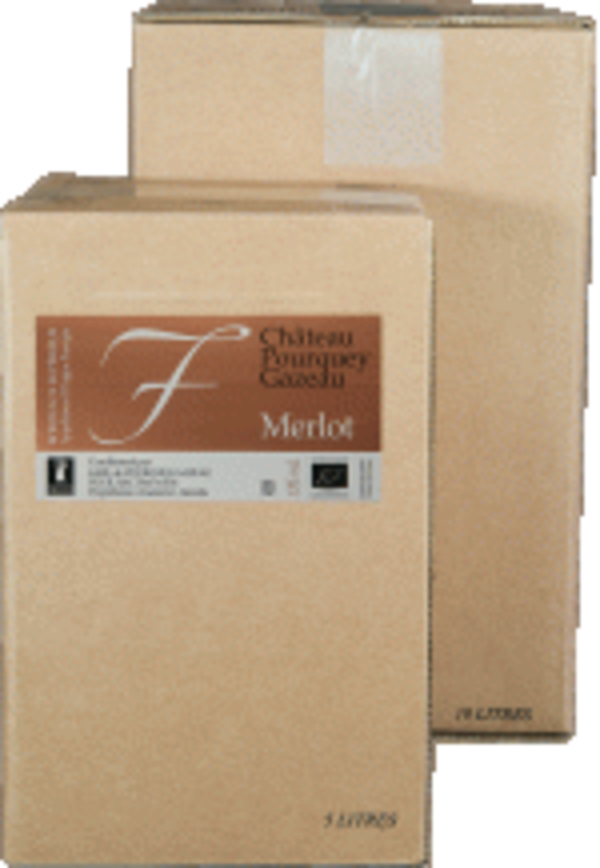 Bordeaux-Supérieur AOC- Château Pourquey Gazeau - Bio - BIB 5l