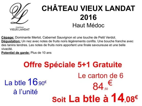 Offre Exceptionnelle en 5+1