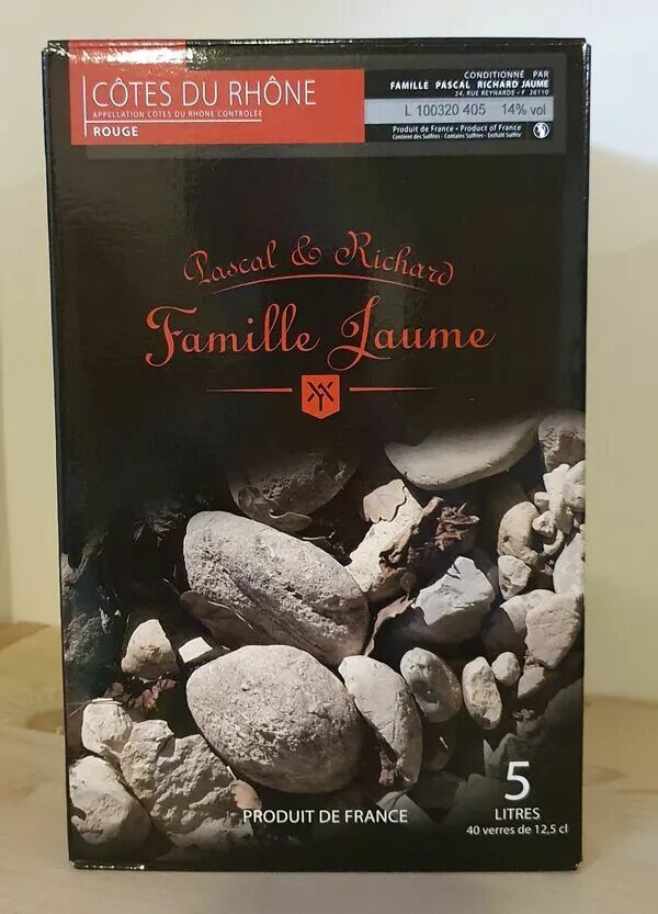 Côtes-du-Rhône AOC - Rouge - Domaine Jaume - BIB 5l