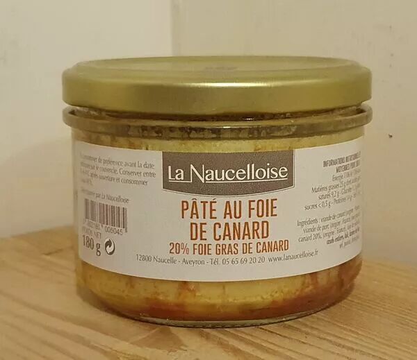 La Naucelloise - Paté de foie de canard - Boite 190g