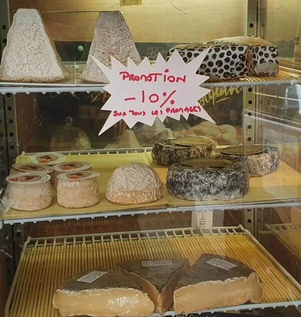 Promotion sur tous les fromages