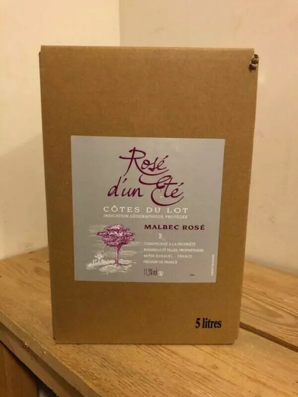 Côtes-du-Lot AOC - Rosé d'un été - Malbec - BIB 5l