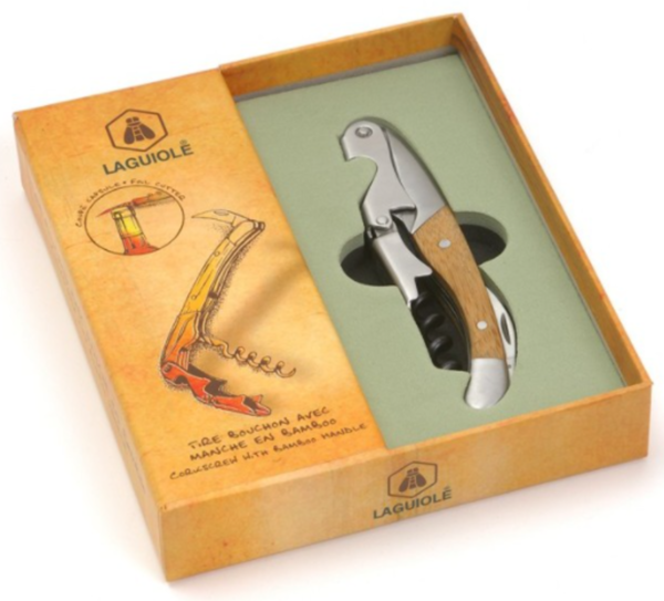 Tire-Bouchon Sommelier Manche Bambou - Laguiole